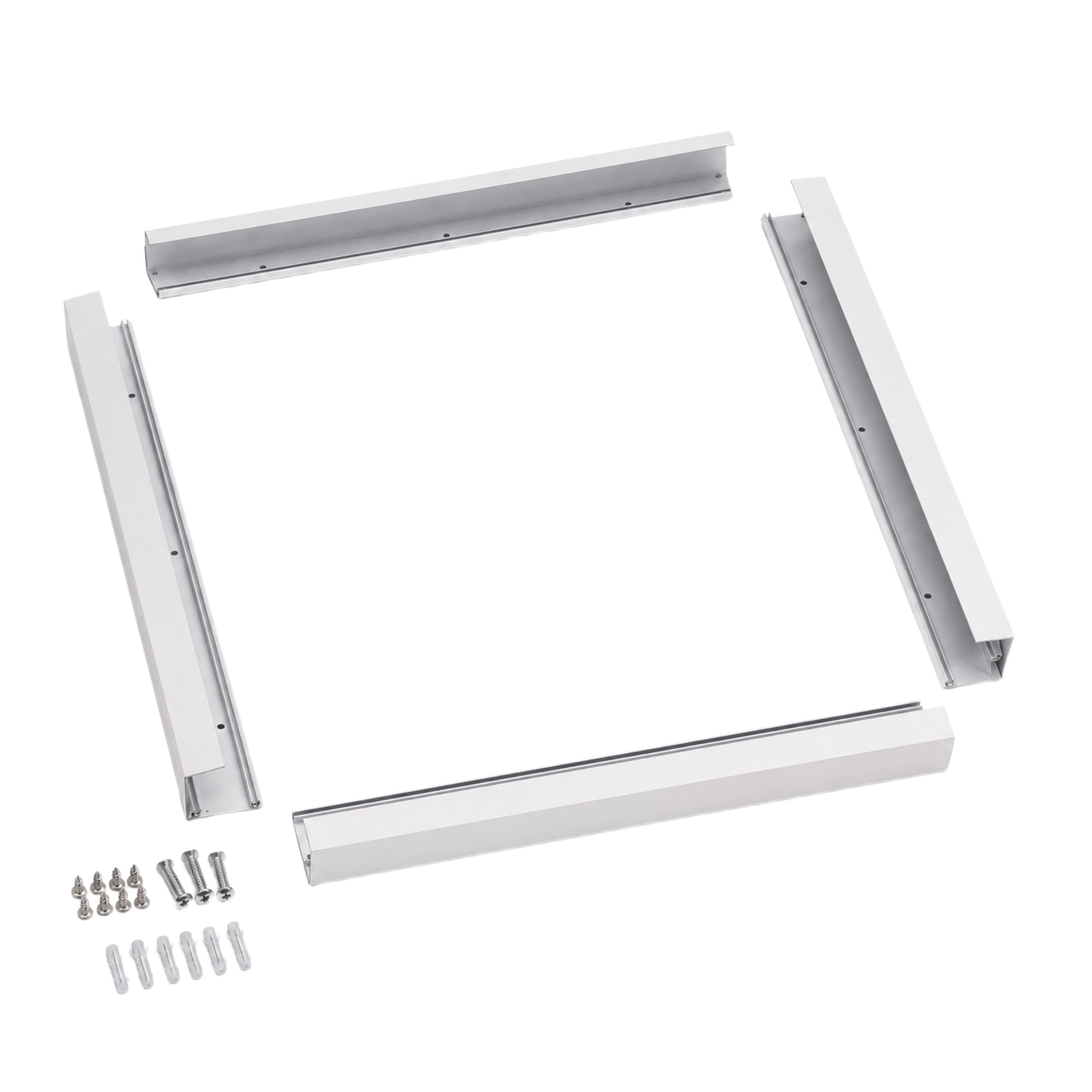 Bílý rám pro LED panel 60x60cm pro přisazení